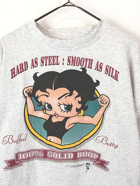 レディース 古着 90s BETTY BOOP ベティ ブープ 「100％ SOLID BOOP