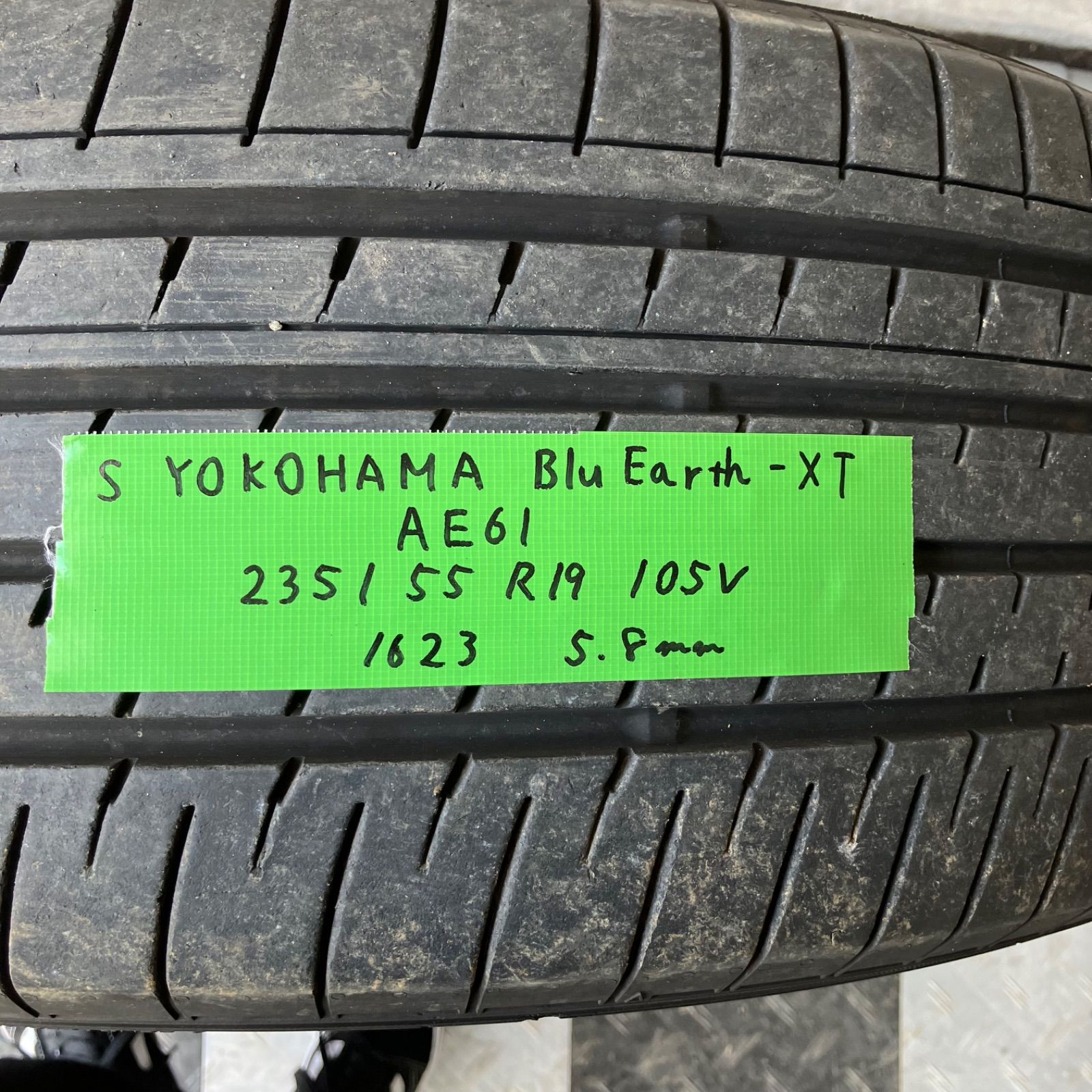 大幅値下げ!! [送料込み]235/55R19 105V 2023年製 YOKOHAMA BlueEarth