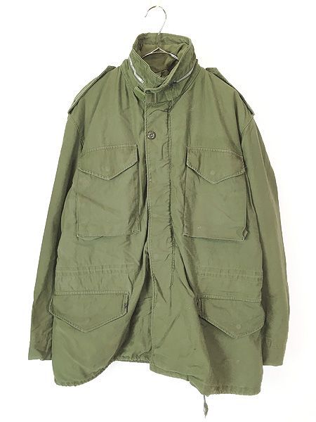 古着 60s 米軍 US M-65 2nd アルミジップ ミリタリー フィールド ジャケット M-R