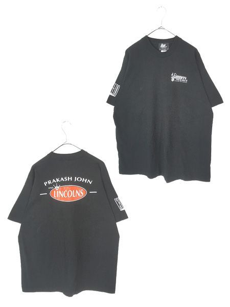 古着 90s Canada製 Prakash John and The Lincolns 「jammers」 R&B ブルース バンド Tシャツ XL