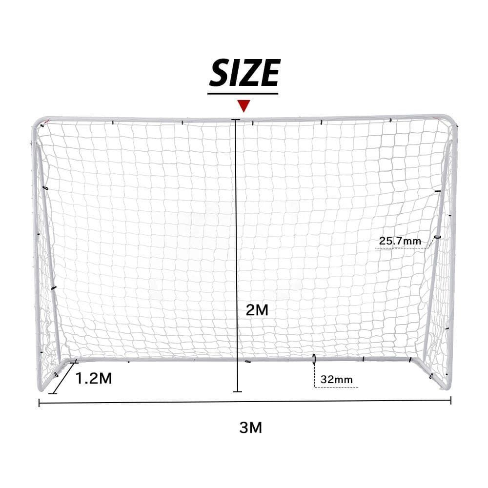 新品フットサルゴール 3m×2m 公式サイズ 組み立て式1817-160 - メルカリ