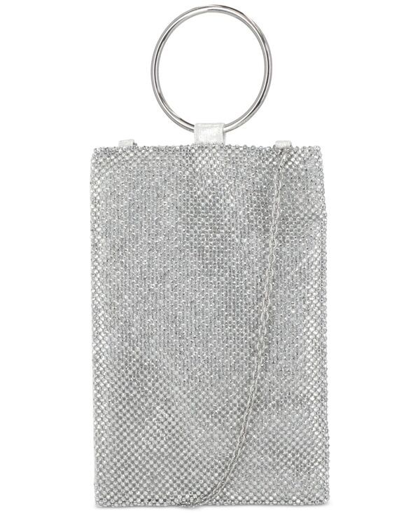 アイエヌシー インターナショナル コンセプト レディース バッグ ハンドバッグ スパンコール INC International Concepts Molyy Sequin Bangle Party Pouch Silver シルバー