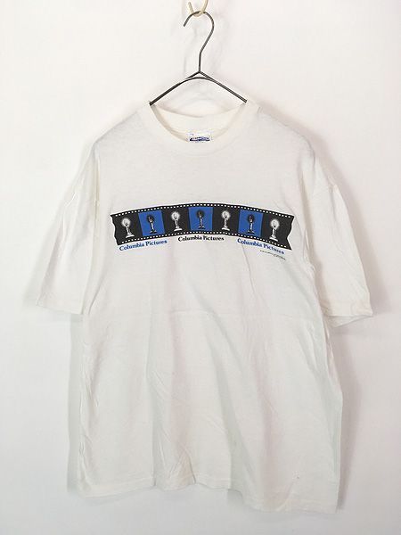 古着 90s USA製 Columbia Pictures コロンビア 映画 ムービー Tシャツ XL