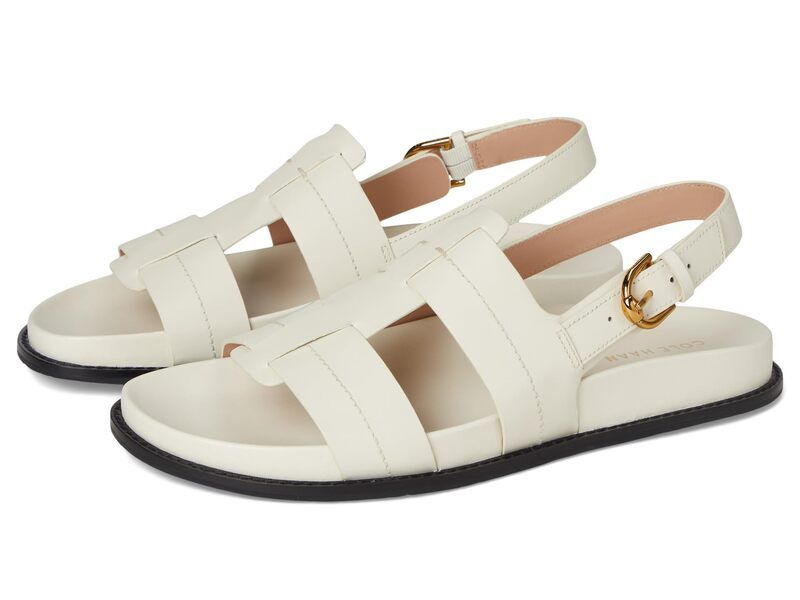 コールハーン レディース シューズ サンダル Cole Haan Marlee Fisherman Footbed Sandals Ivory Leather アイボリー