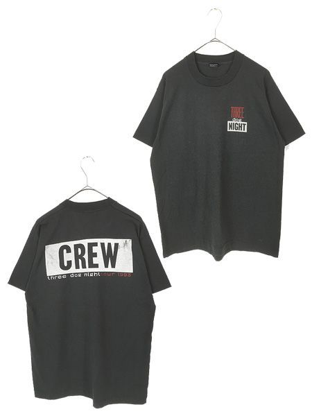 古着 90s USA製 Three Dog Night 「Tour 1993 CREW」 ツアー ロック バンド クルー Tシャツ L