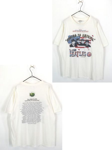古着 90s USA製 The Beatles 「Coming to America」 30th アニバーサリー ツアー ロック バンド Tシャツ L 11,448円