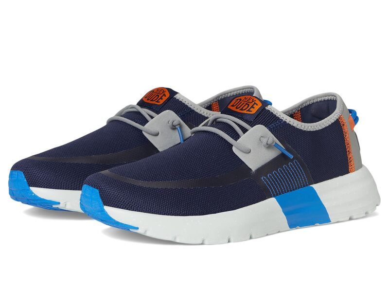 ヘイデュード メンズ シューズ スニーカー Hey Dude Sirocco M Active Blue Grey グレー