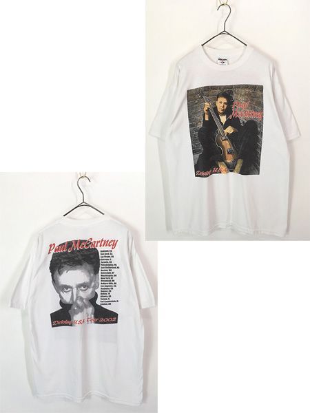 古着 00s The Beatles Paul McCartney 「driving usa tour 2002」 ツアー フォト ロック ミュージック Tシャツ XL 8,855円