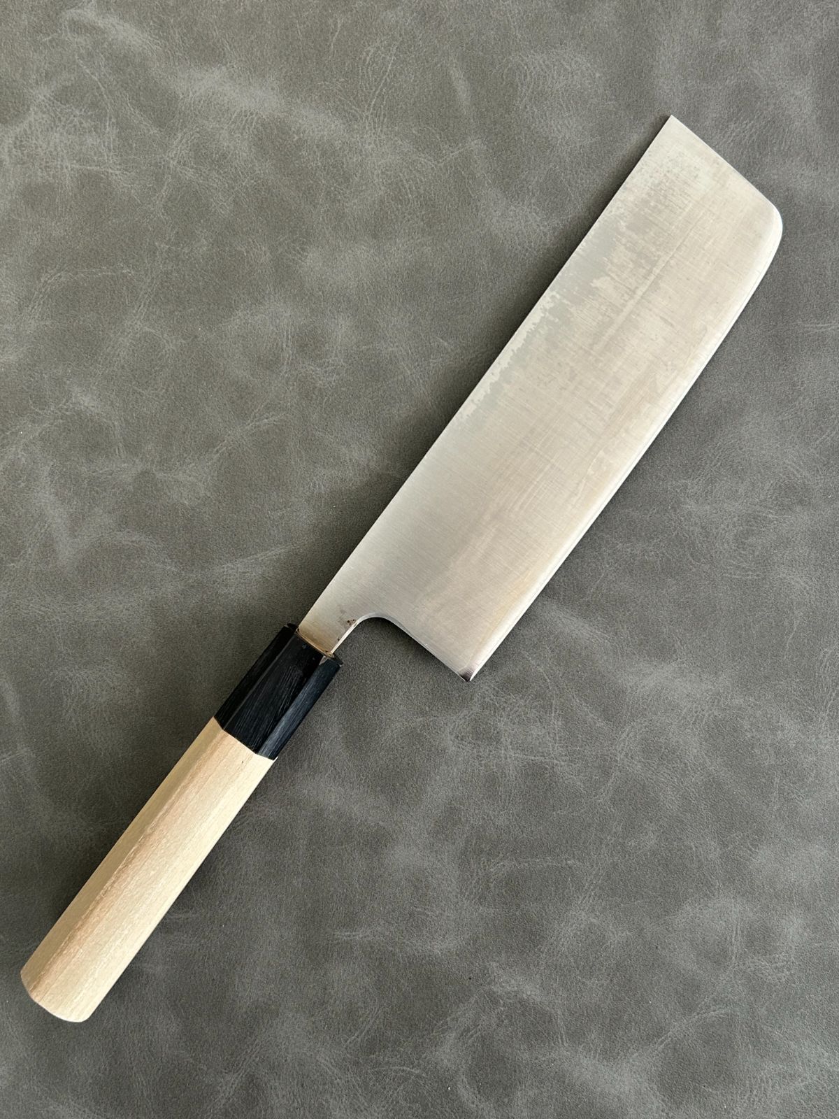 訳あり】包丁 菜切包丁 菜切 銀三 165mm 水牛八角柄 ステンレス 87