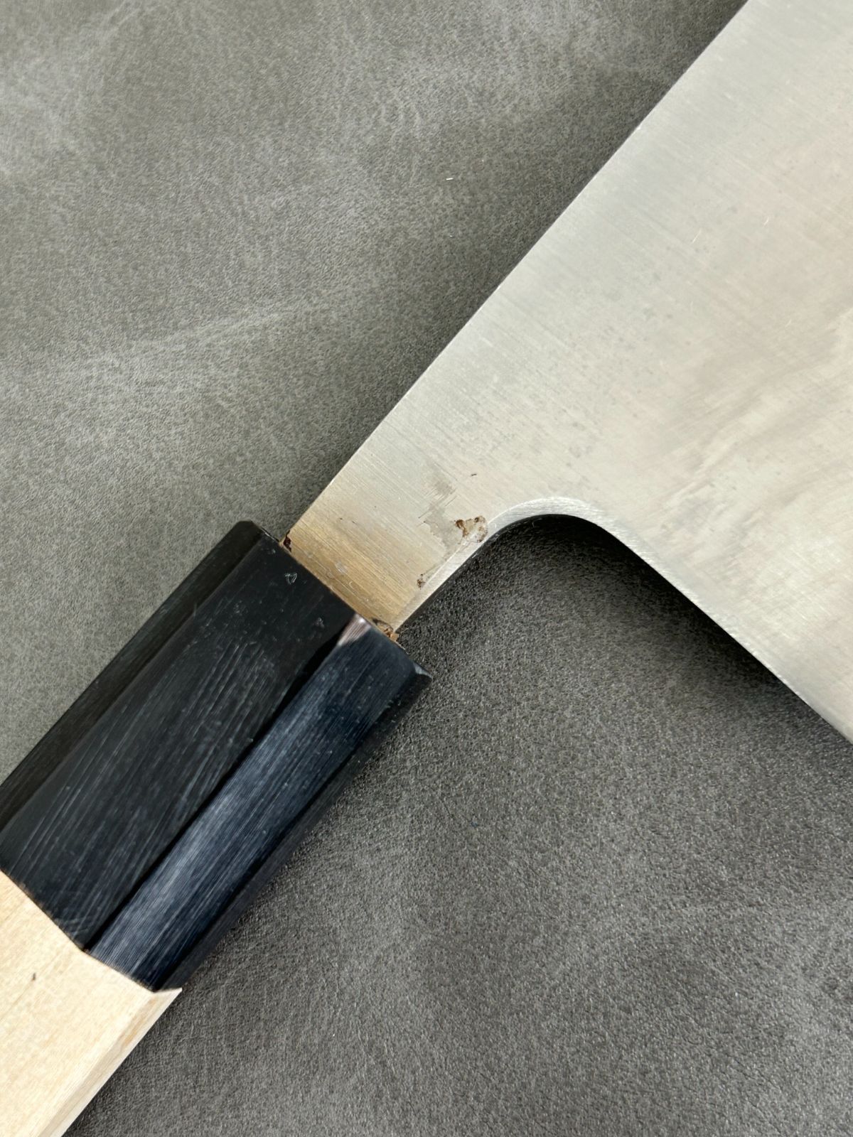 訳あり】包丁 菜切包丁 菜切 銀三 165mm 水牛八角柄 ステンレス 87