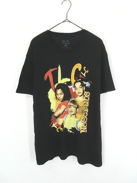 レディース 古着 TLC ティーエルシー 「NoScrybs」 R&B ヒップホップ ミュージック Tシャツ XL 古着
