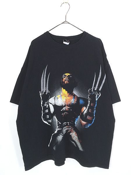 古着 MARVEL Wolverine ウルヴァリン マーベル ヒーロー Tシャツ XXL 古着