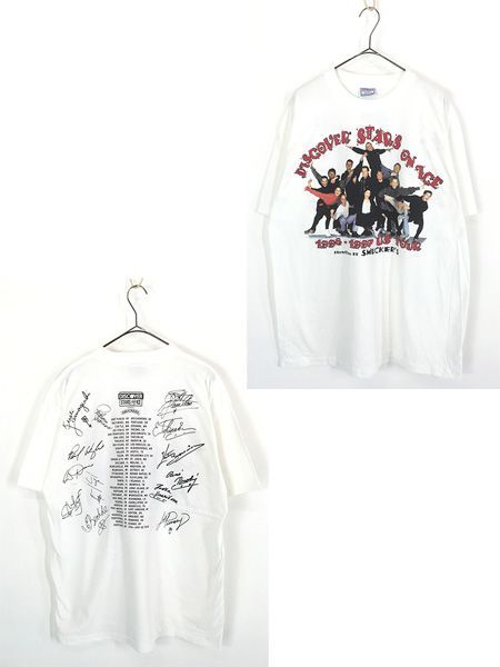 古着 90s USA製 DISCOVER STARS ON Ice フィギアスケート アイスショー ツアー Tシャツ XL 古着