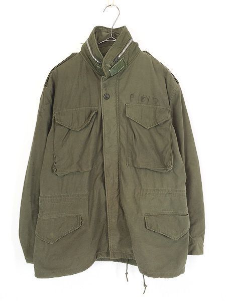 古着 60s 米軍 US M-65 アルミジップ ミリタリー フィールド ジャケット 貴重 S-S!!