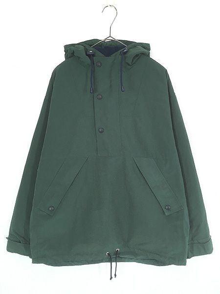 古着 90s GAP フリース ライナー パデッド ハーフジップ ナイロン アノラック パーカー ジャケット L