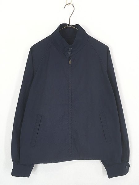 古着 60s London Fog 一枚袖 ハリントン スウィングトップ ドリズラー ジャケット ネイビー 42R