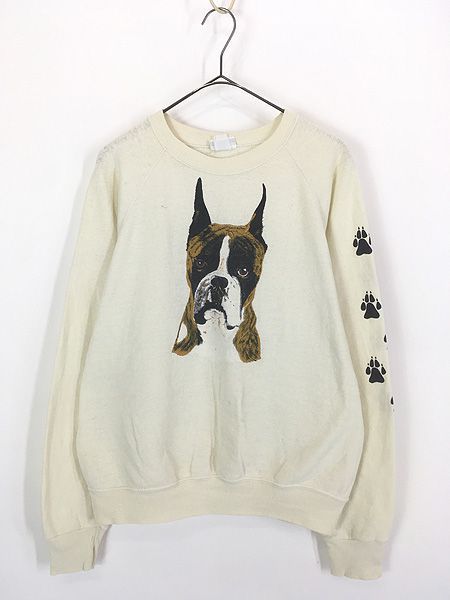 古着 80s 犬 ボクサー アニマル スウェット トレーナー L位 古着 6,975円