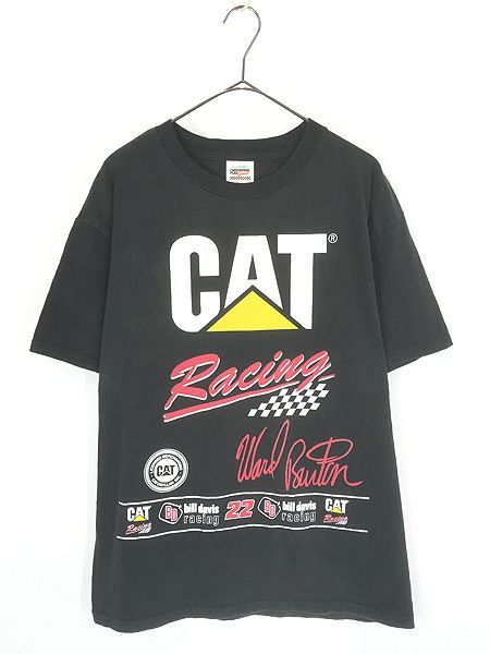 古着 00s No22 Ward Burton 「CAT Racing」 レーシング Tシャツ L 古着