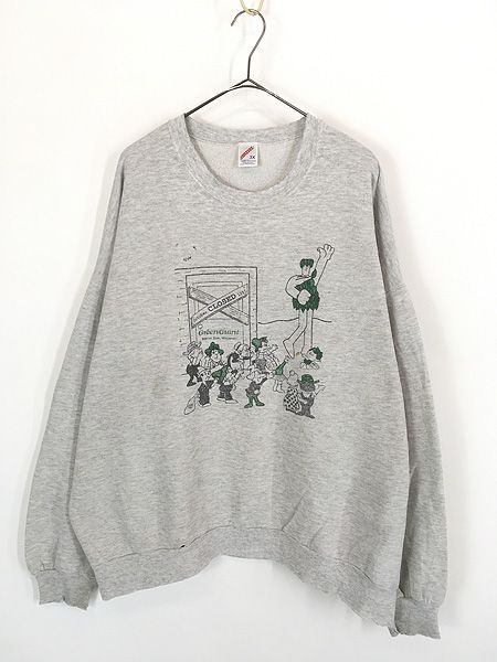 古着 90s USA製 Green Giant グリーン ジャイアント スウェット トレーナー XXXL 古着