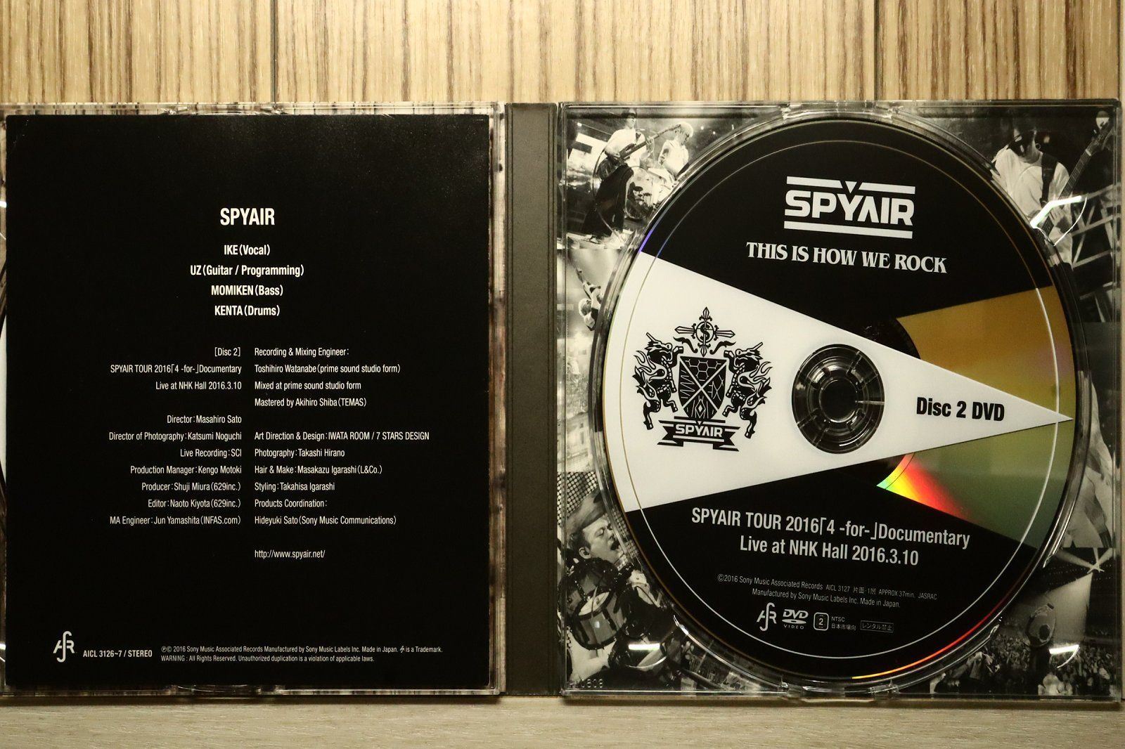 国内盤CD☆スパイエア/SPYAIR□ THIS IS HOW WE ROCK(初回生産限定盤