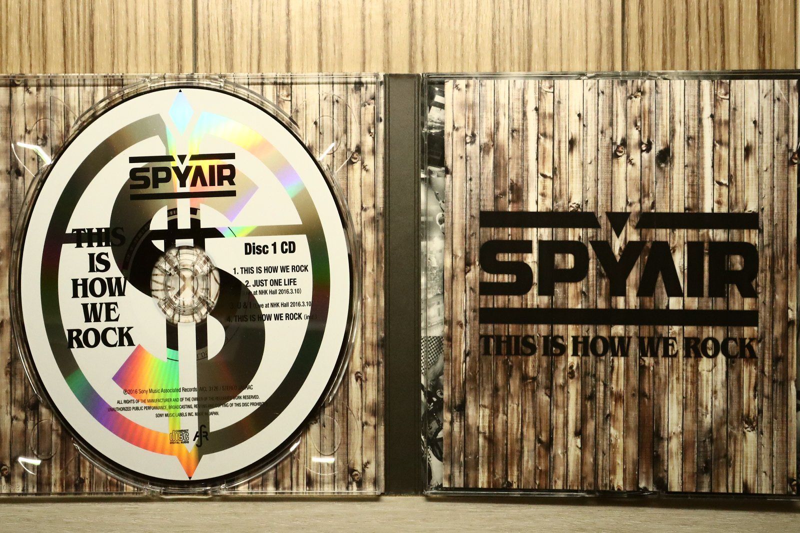 国内盤CD☆スパイエア/SPYAIR□ THIS IS HOW WE ROCK(初回生産限定盤