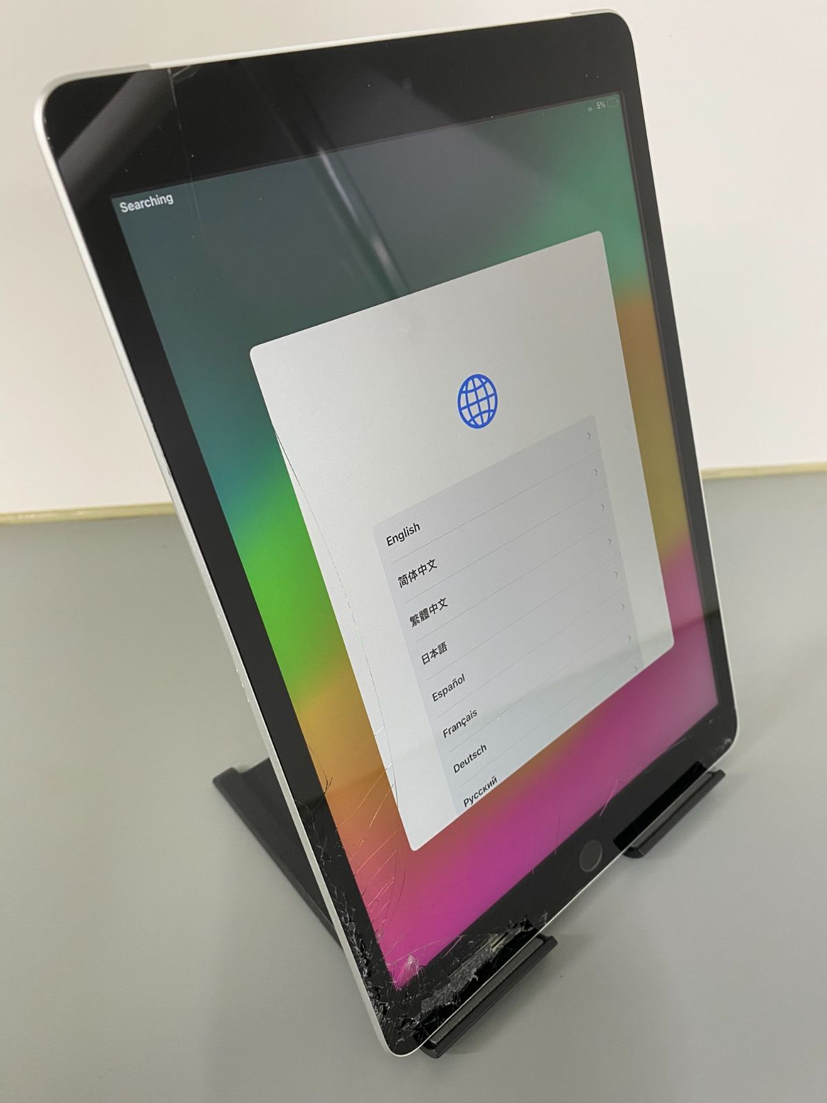 94]【状態：画面割れ】iPad 第9世代 Wi-Fi+セルラーモデル 64GB