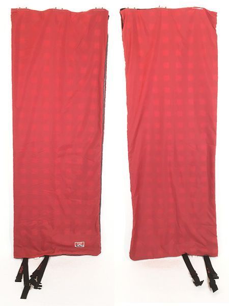 雑貨 古着 90s Marlboro UNLIMITED ナイロンシェル チェック フランネル SLEEPING BAG シュラフ 寝袋 OD アウトドア 古着