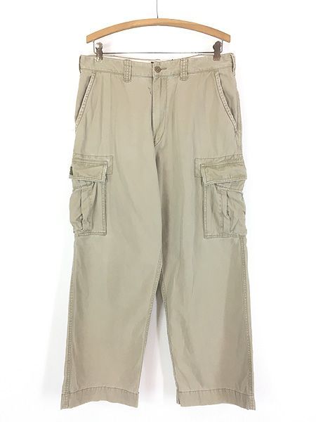 古着 90s American Eagle 米軍 ミリタリー モデル コットン チノ カーゴ パンツ W32 L28