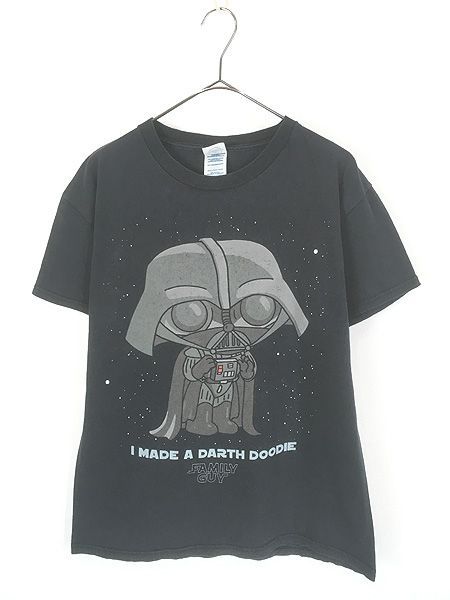 古着 00s Family Guy ブラック コメディ TV アニメ スターウォーズ ダースベーダー パロディ Tシャツ M 古着
