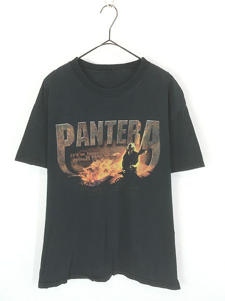 古着 00s PANTERA 「Brother Dime 1966-2004」 追悼 ヘヴィ メタル ロック ハードコア バンド Tシャツ XL位