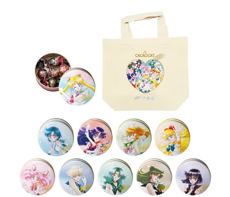 新品】カカオキャット セーラームーン10缶セット ミニトートバッグ付