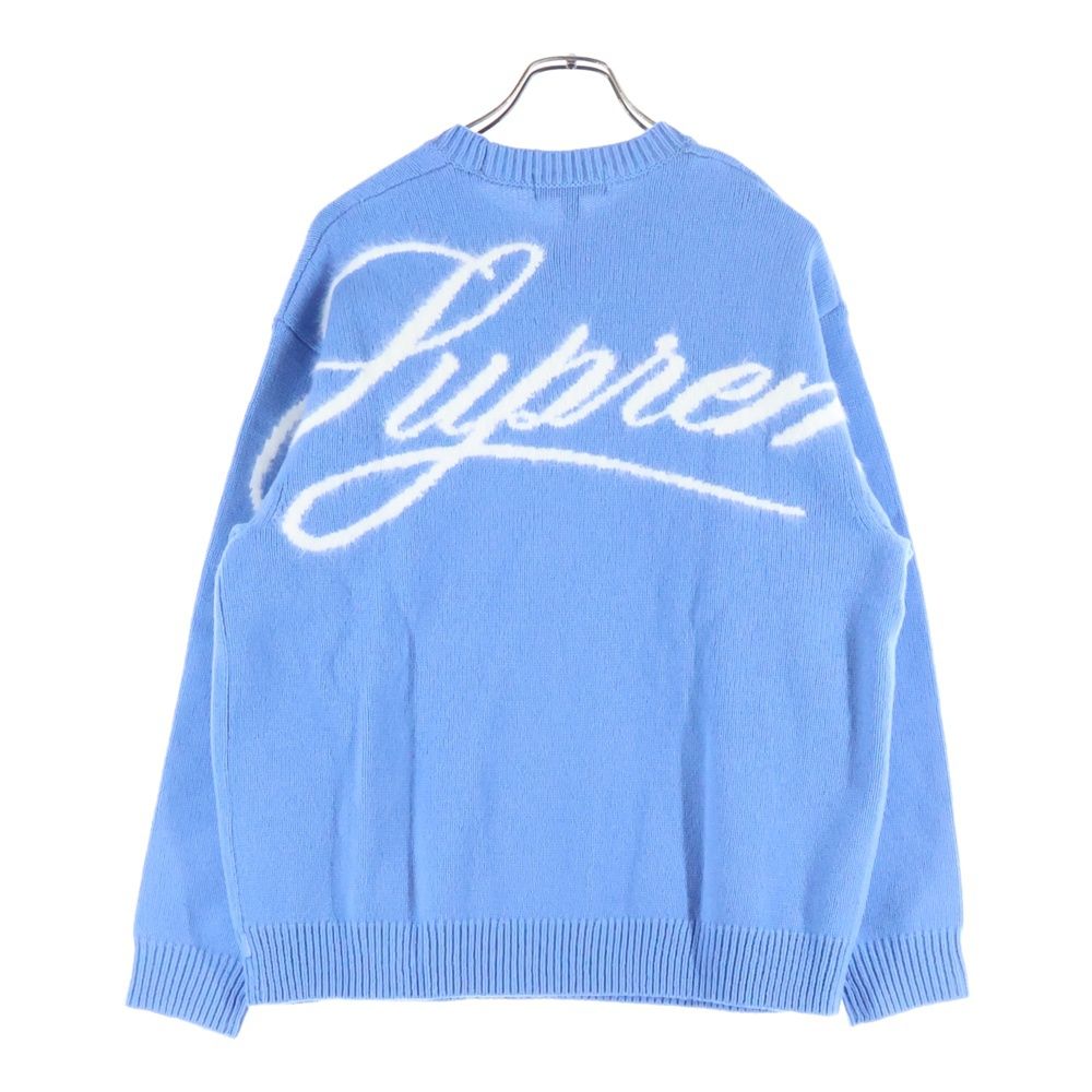 SUPREME (シュプリーム) 25AW Angora Script Sweater バックロゴ 
