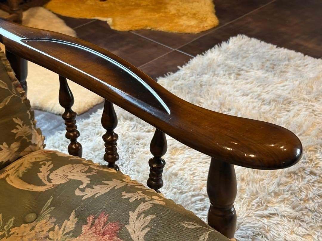 ①カリモク karimoku リクライナー コロニアル RC60 レトロ GG - メルカリ