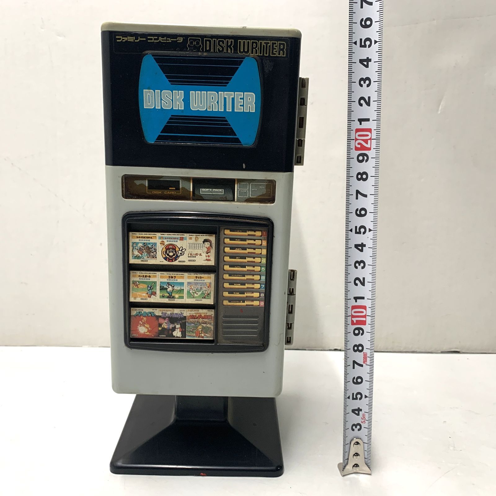 中古　貴重！当時モノ　ファミコン　ディスクシステム書き換え機型　収納ケース 貴重！当時モノ ファミコン ディスクシステム書き換え機型 収納ケース