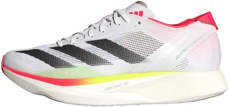アディダス（adidas） ランニングシューズ アディゼロ タクミセン 10 ホワイト IH5717 スニーカー トレーニングシューズ 部活 軽量 クッション
