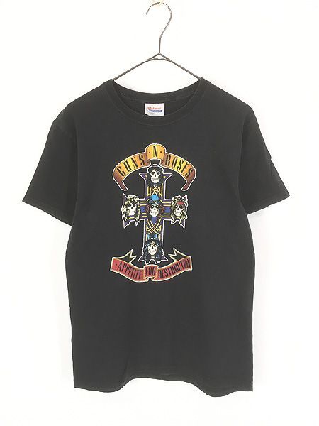 レディース 古着 00s GUNS N' ROSES 「APPETITE FOR DESTRUCTION」 ハード ロック バンド Tシャツ S 古着