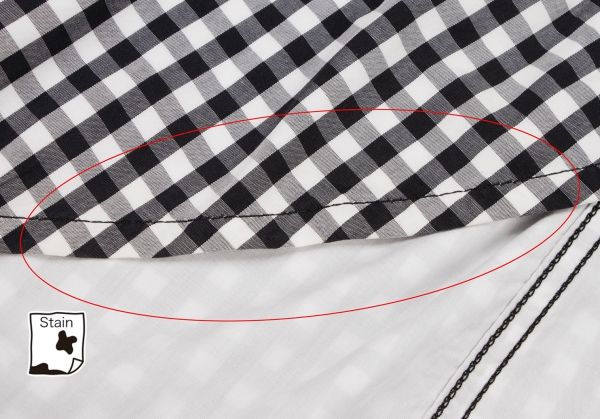 ブラックコムデギャルソンBLACK COMME des GARCONS ギンガムチェック