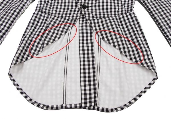 ブラックコムデギャルソンBLACK COMME des GARCONS ギンガムチェック