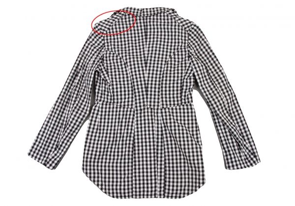 ブラックコムデギャルソンBLACK COMME des GARCONS ギンガムチェック