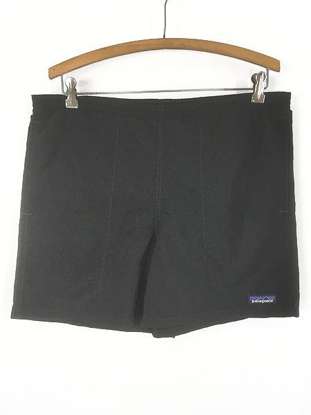 古着 16s Patagonia 無地 ソリッド バギーズ ショーツ ショート パンツ 黒 XS 古着