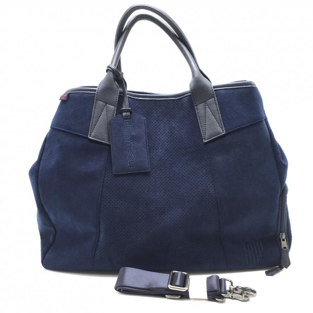 ビームスゴルフ ボストンバッグ ネイビー シューズ収納可 ゴルフ BEAMS GOLF