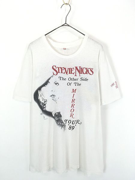 古着 80s USA製 Stevie Nicks 「The Other Side of the Mirror」 ツアー カントリー ミュージック Tシャツ XL