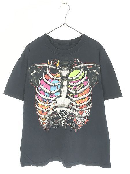 古着 00s ICP Insane Clown Posse 「The Ene Will Consume Us All」 ホラー コア ラップ バンド Ｔシャツ XL位