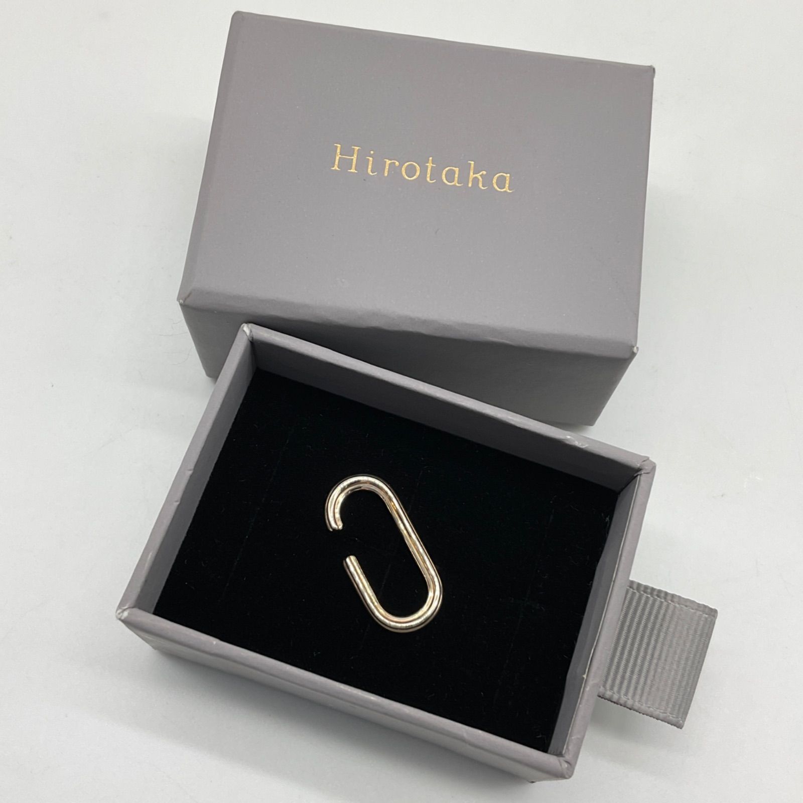 HIROTAKA ヒロタカ DUNE デューン オブロング イヤーカフ Mサイズ 片耳