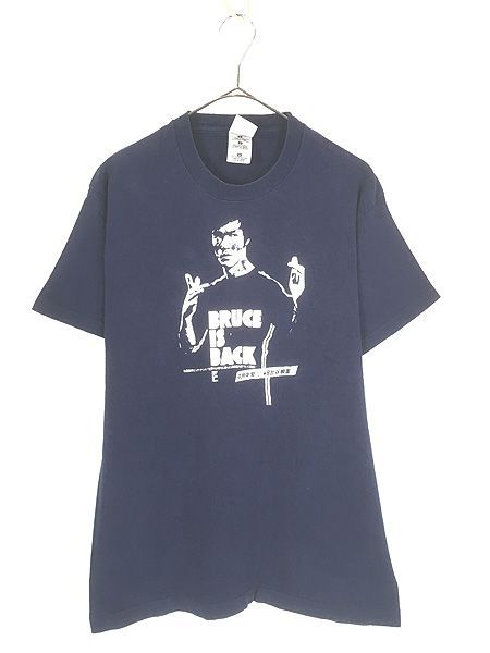 古着 90s Canada製 Bruce Lee ブルース リー 死亡遊戯 日比谷映画 日本広告 Tシャツ M 古着