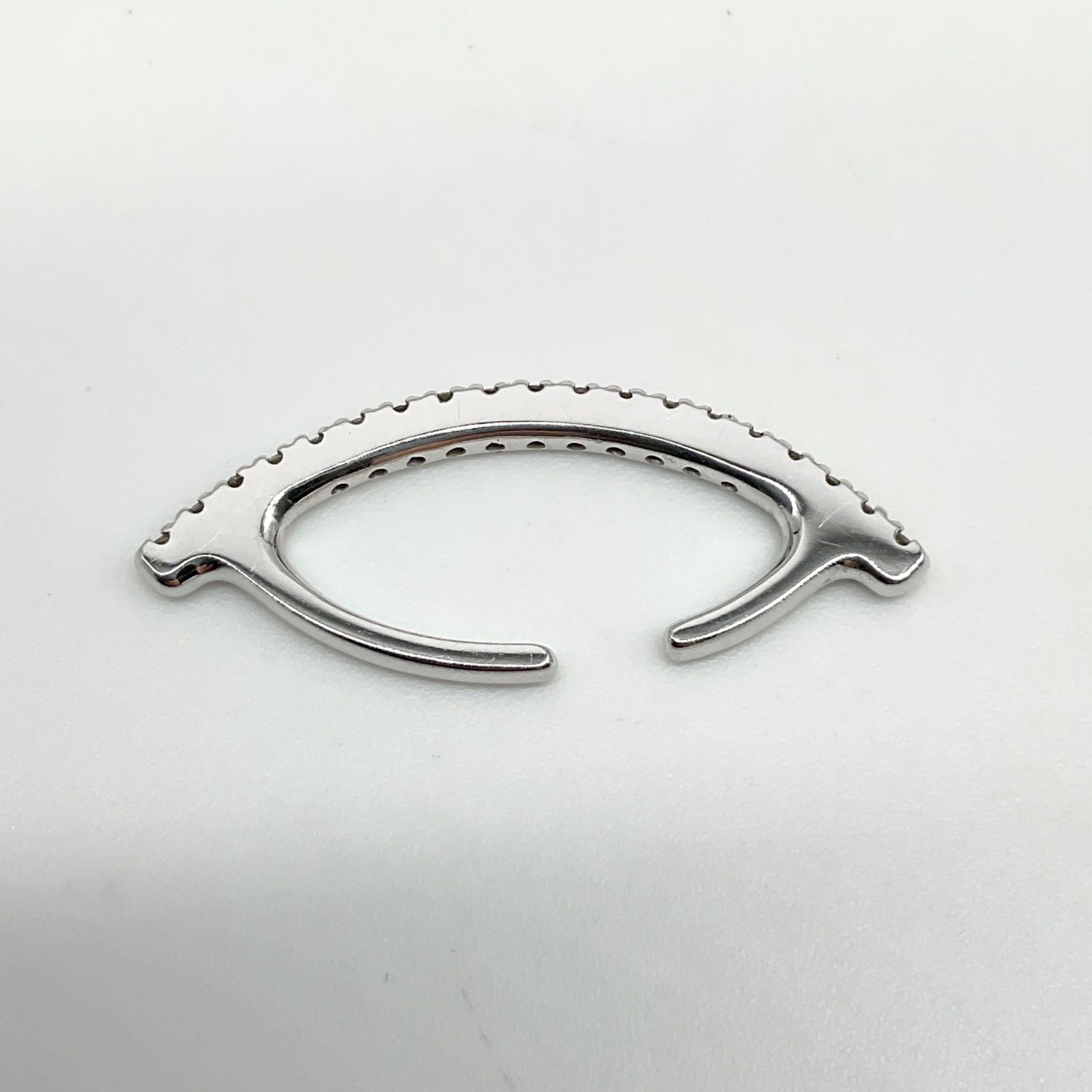 HIROTAKA ヒロタカ イヤーカフ BOW ボウ 片耳用 K10 ダイヤモンド0.09