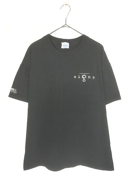 古着 00s M. Night Shyamalan 「Signs」 サイン ホラー 映画 ムービー プロモ Tシャツ L 6,510円