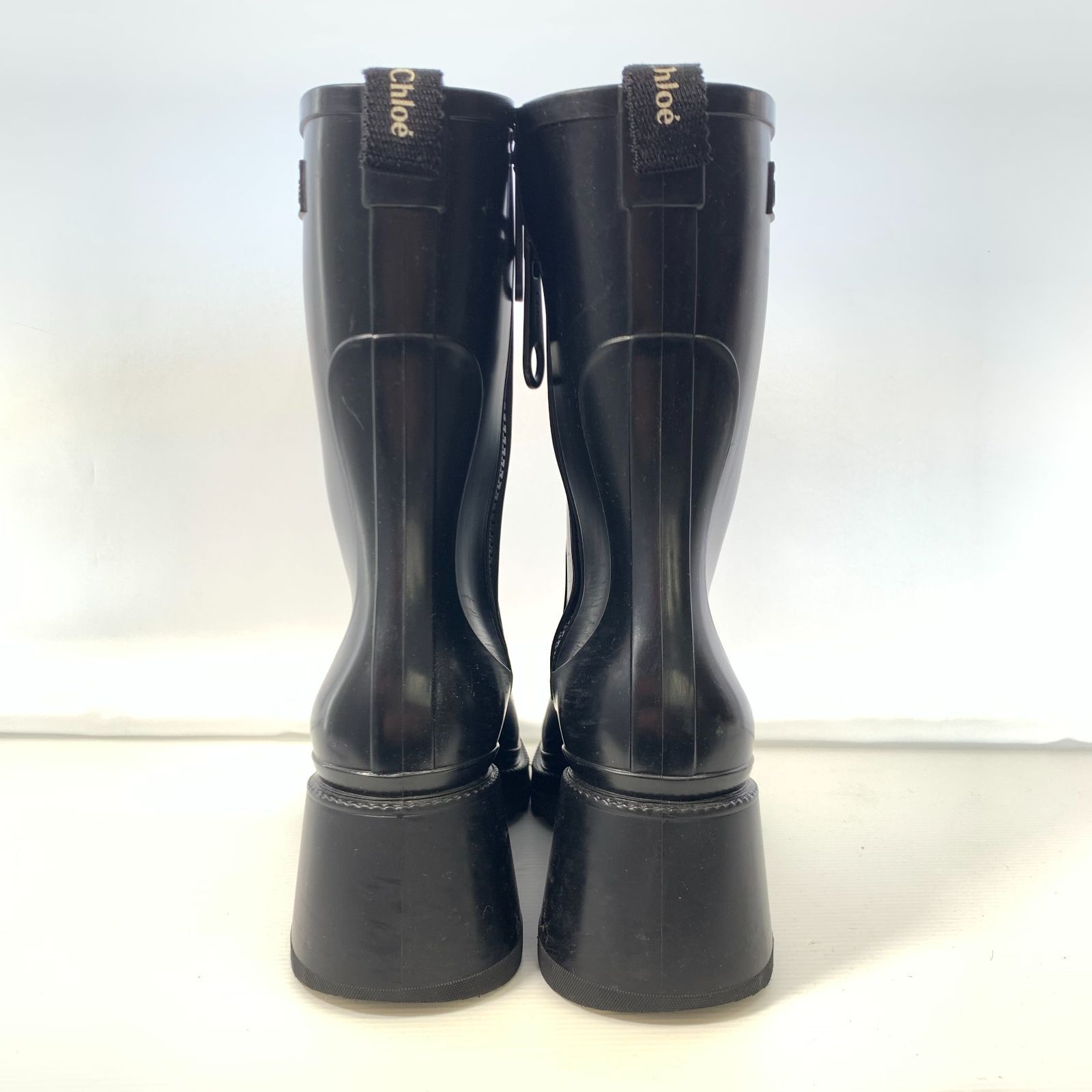 Chloe クロエ BETTY ベティ サイドジップ レインブーツ レディース