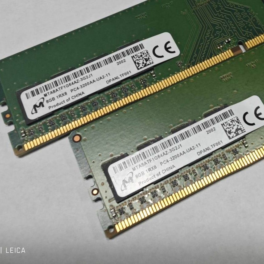 16GB】Micron DDR4 3200 8GB×2枚 - メルカリ