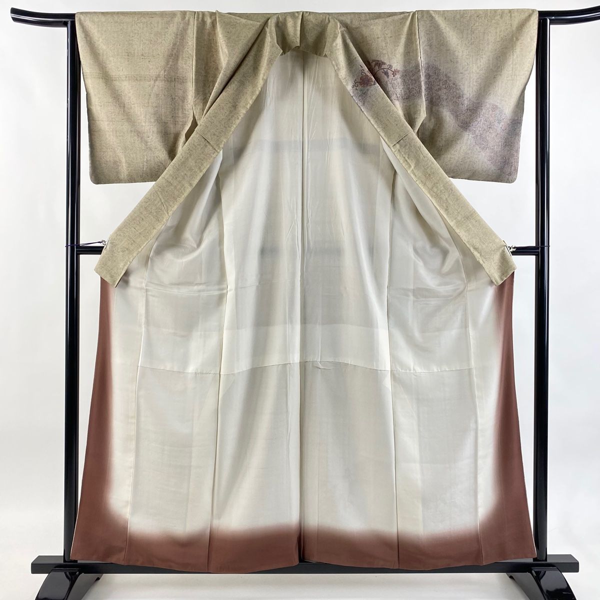 訪問着 名品 身丈160cm 裄丈63cm 正絹 【中古】 訪問着 身丈160.5cm 裄丈64cm 正絹 優品 【中古】の通販 by バイセル